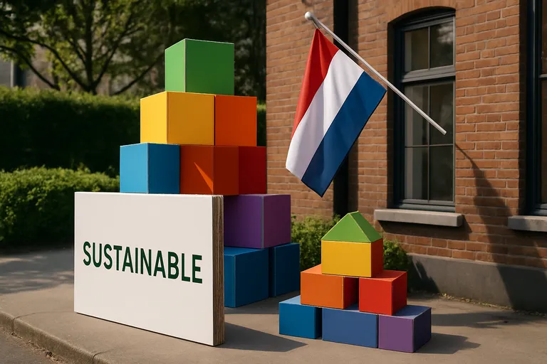 Re-board en gevelvlaggen: creatieve en duurzame oplossingen voor jouw project